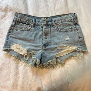 Free People Jean Shorts